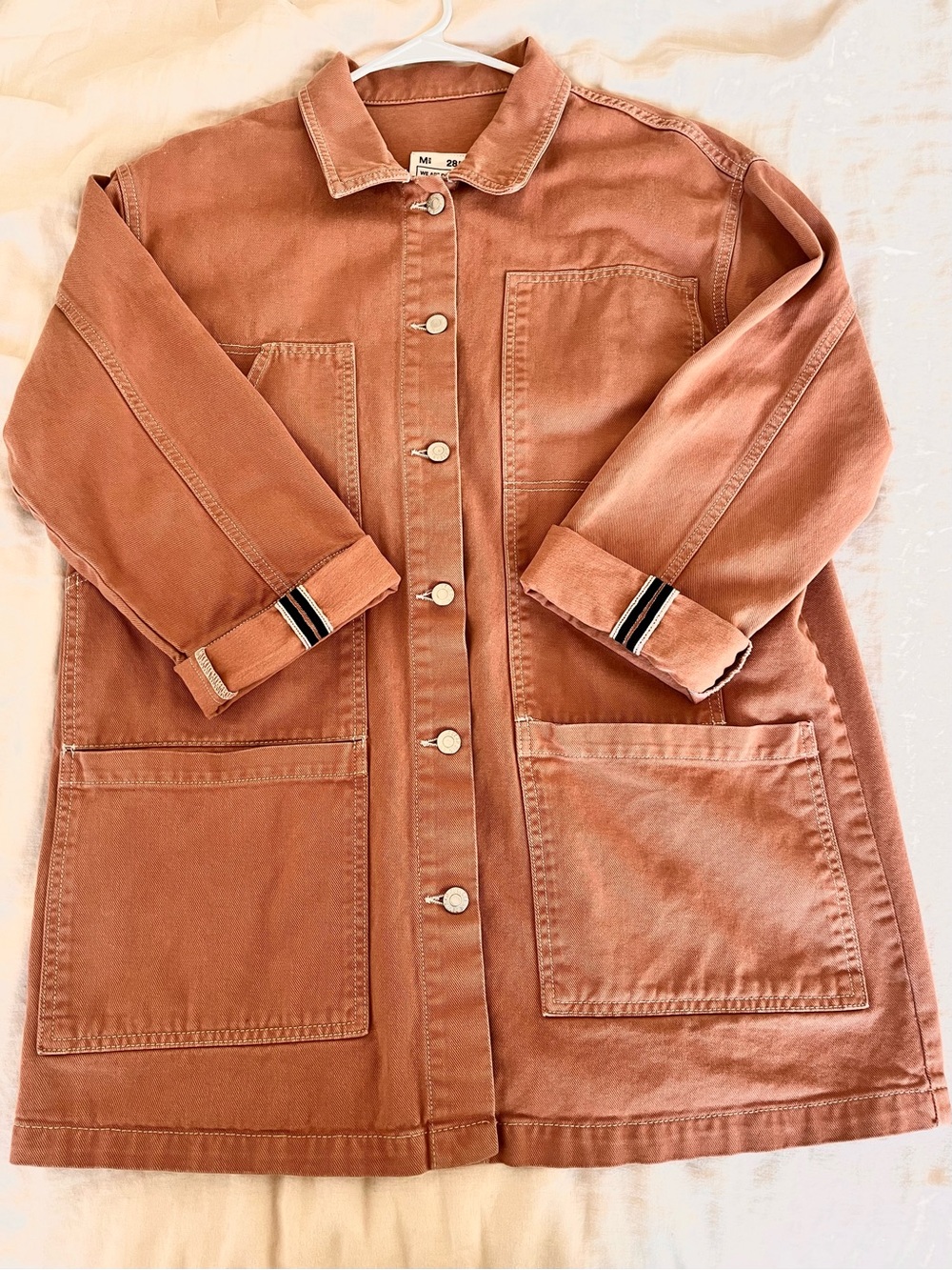 Pull&Bear Light Rust Tone Denim Jacket - Women's